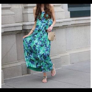 Banana republic long floral dress 0